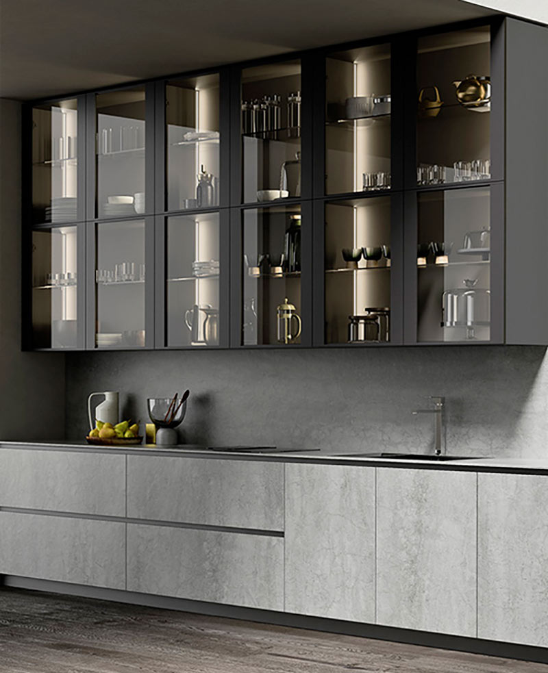 muebles de cocina con almacenaje