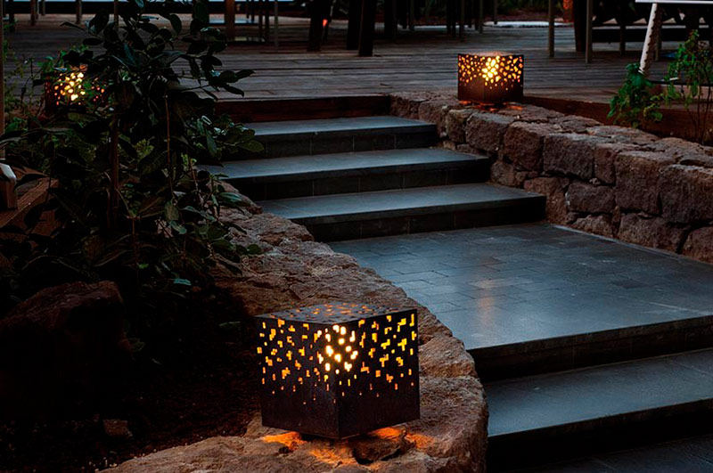 iluminacion jardin