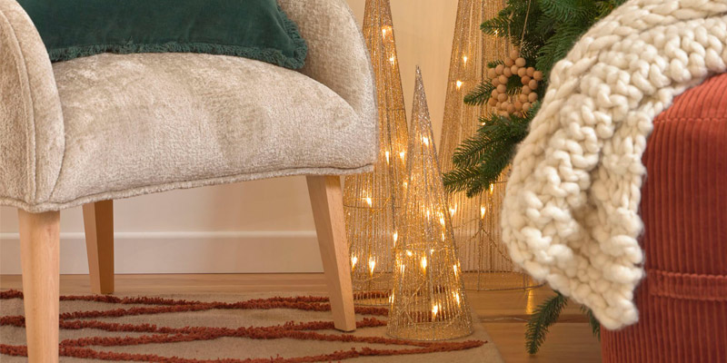 Decorar el salón en Navidad