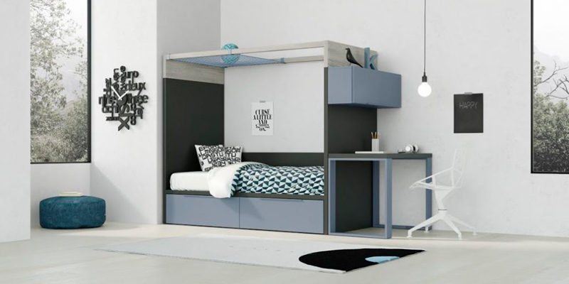 habitación juvenil completa