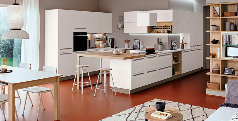 Cocina abierta al salón