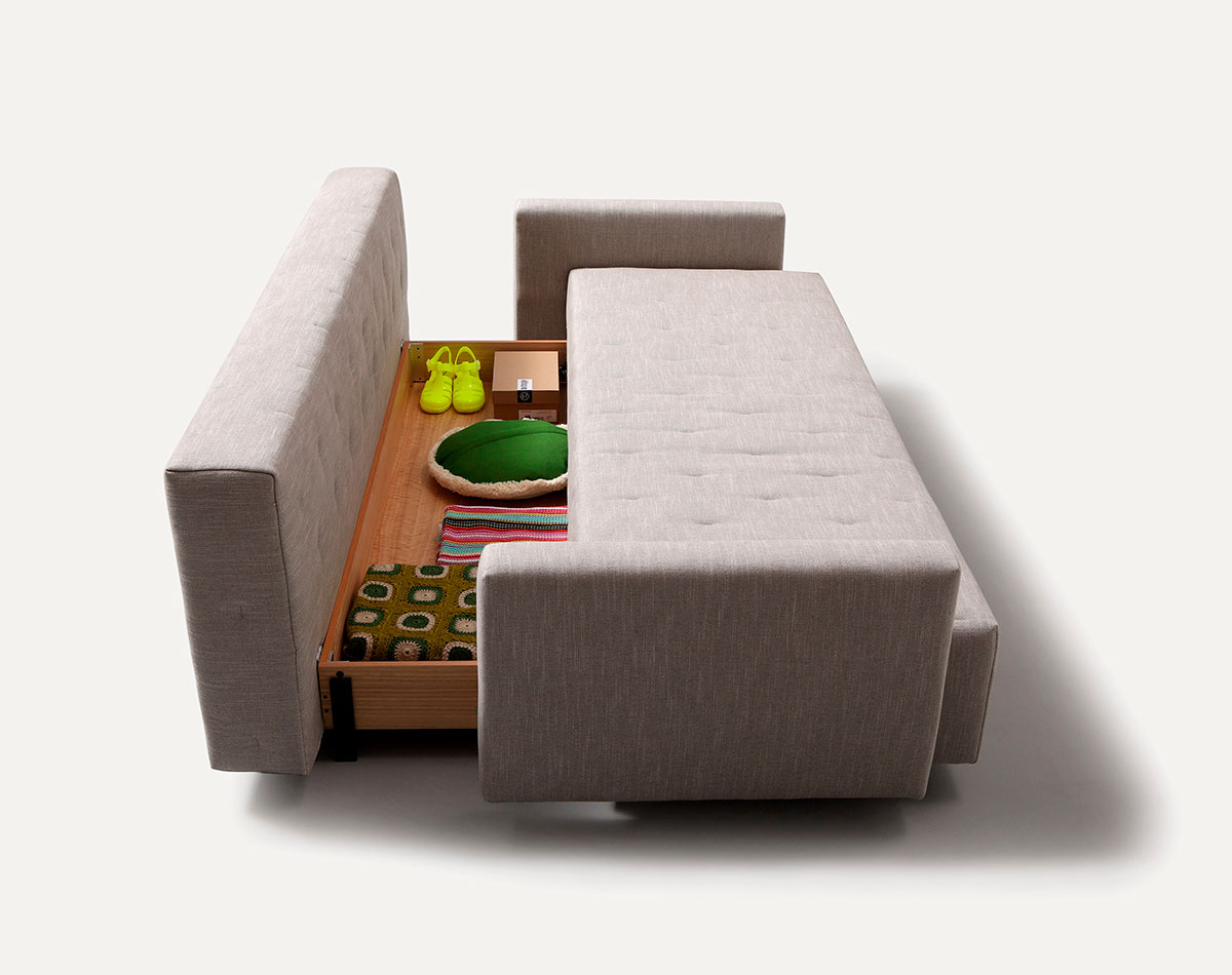 sofa con almacenamiento
