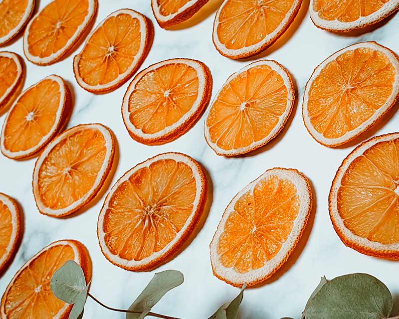 decorar con naranjas secas navidad